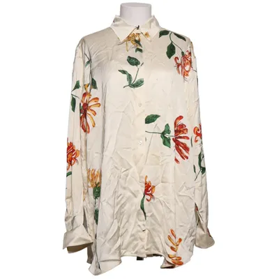 Blus (Vit, Flerfärgad) från Totême Viskos