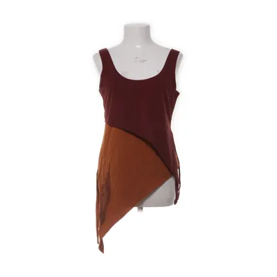 Tank Top (Orange, Red) from Guru Shop Cotton, Elastane
