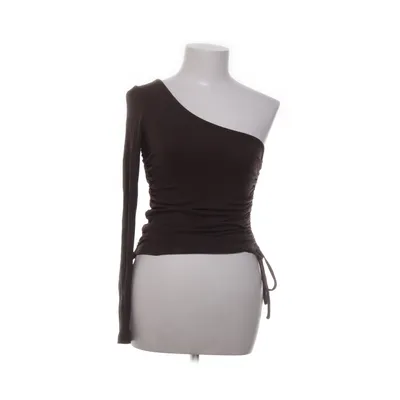 Crop top (Marron) de NA-KD Élasthane, Viscose