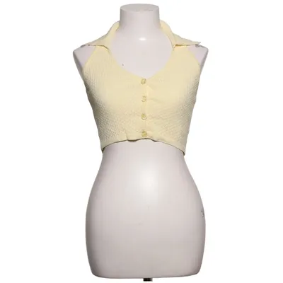 Crop top (Yellow) from Dilvin Polyamide, Viscose