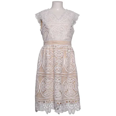 Dress (White, Beige) from Chicwish Cotton, Polyester
