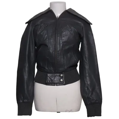 Leren jack (Sussi) van Nümph Katoen, Leer, Polyester