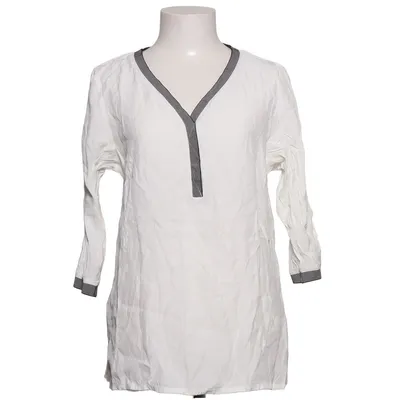 Blus (Vit, Grå) från Imitz Viskos