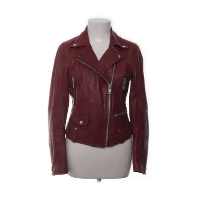 Bikerjacka (Röd) från Jofama Polyester, Skinn