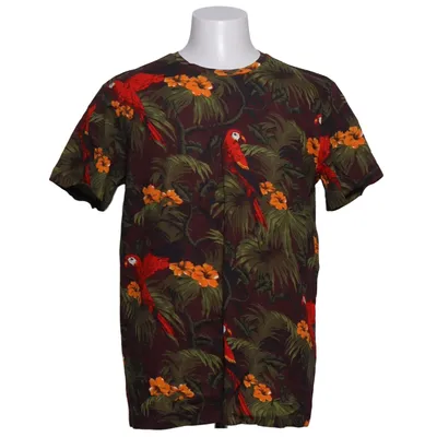 T-shirt (Brun, Flerfarvet) fra H&M Man Bomuld