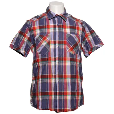 Short sleeve shirt (Blue, Red, Multicolored) from Solid Jeans Cotton