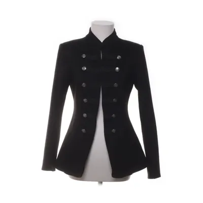 Cardigan (Zwart) van Voyelles Elastaan, Polyester