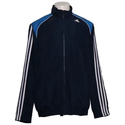 Träningsjacka (Blå, Vit) från Adidas Polyester