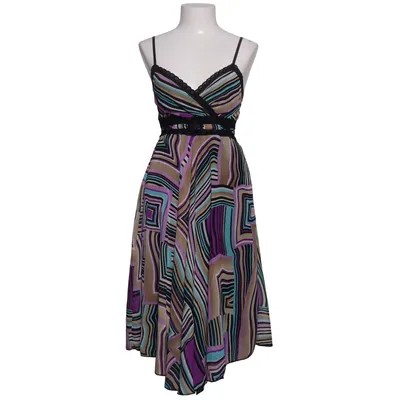 Dress (Purple, Brown, Multicolored) from Dass & Co Elastane, Polyester