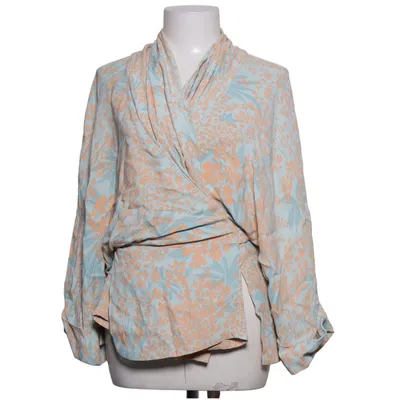 Wrap blouse (Blue, Orange) from Rodebjer