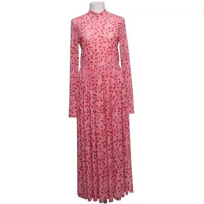 Långklänning (Mesh LS Midi Dress) från NA-KD Elastan, Polyester