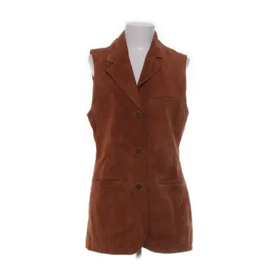 Läderväst (Brun) från Hollies Acetat, Skinn, Nylon, Mocka