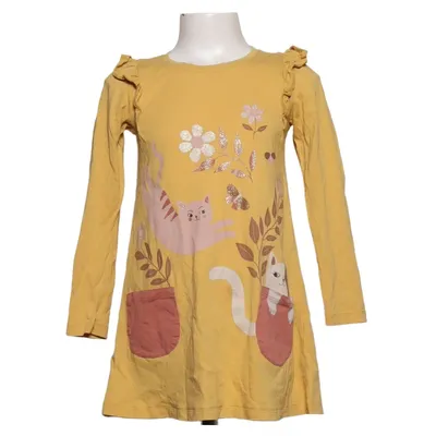 Klänning (Gul, Flerfärgad) från Lindex Kids Bomull
