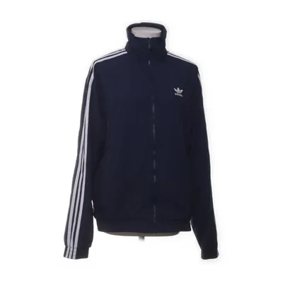 Veste de sport (Bleu, Blanc) de Adidas Coton, Polyamide, Polyester