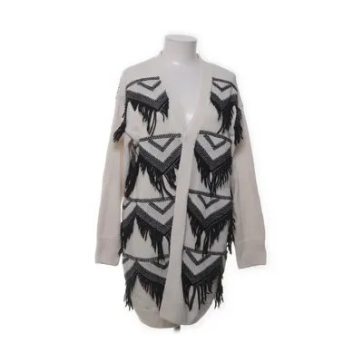 Kofta (Vit, Svart) från Mango Casual Akryl, Återvunnen bomull, Återvunnen polyester, Viskos