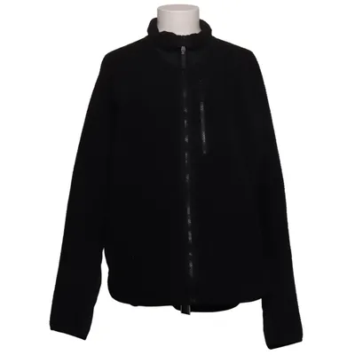 Fleece jacket (Black) from H&M Move Elastane, Polyester