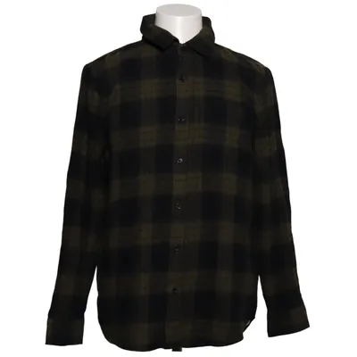 Flanellskjorta (Grön, Svart) från Forever 21 Men Bomull