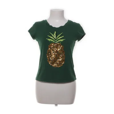 Crop top (Grön, Flerfärgad) från Haoduoyi Bomull, Elastan