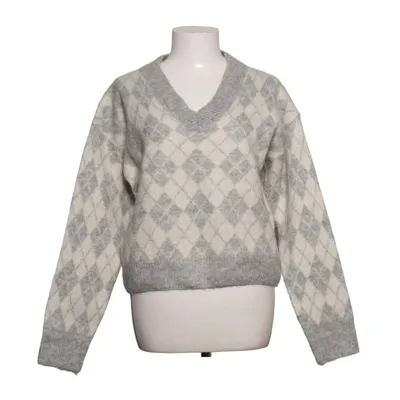 Tröja (Grå, Vit) från Dagmar Alpackaull, Nylon