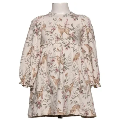 Dress (Beige, Multicolored) from Newbie by KappAhl Cotton, Elastane
