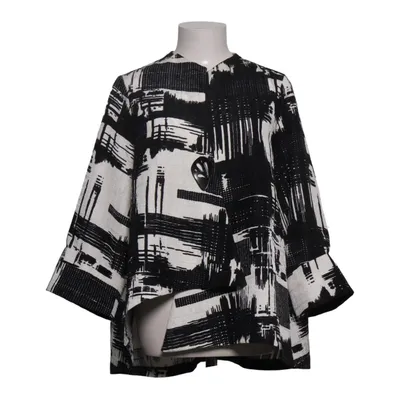 Blazer (Sort, Hvid) fra Joseph Ribkoff Polyester