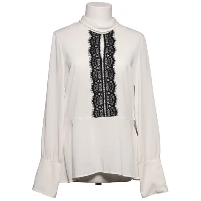 Blouse (Wit, Zwart) van Zara Basic Collection