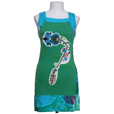 Dress (Green, Blue, Multicolored) from Custo Barcelona Silk, Viscose