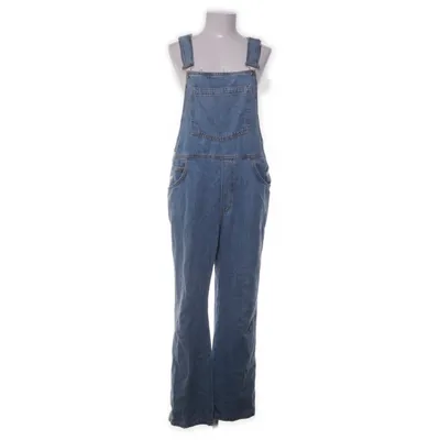 Hängselbyxor (Blå) från Mango Denim Bomull
