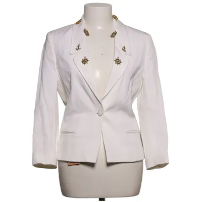 Blazer (Hvid) fra Frankie Morello Akryl, Elastan, Viscose