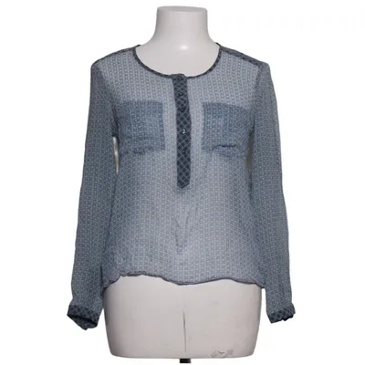 Blouse (Bleu) de Set Soie