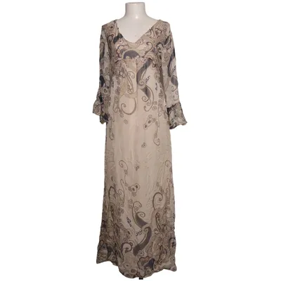 Långklänning (Beige, Flerfärgad) från OOTD Elastan, Silke, Viskos