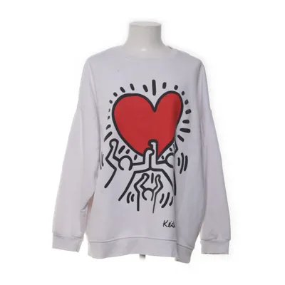 Sweatshirt (White, Multicolored) from Keith Haring Cotton, Polyester
