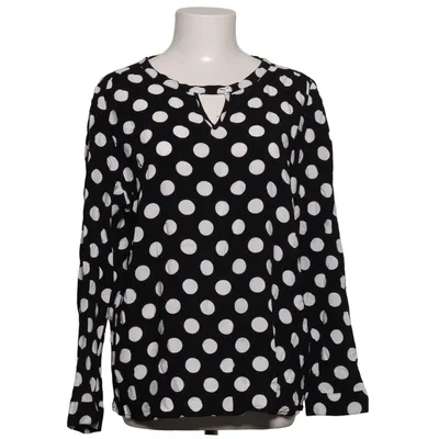 Bluse (Sort, Hvid) fra Fransa Viscose