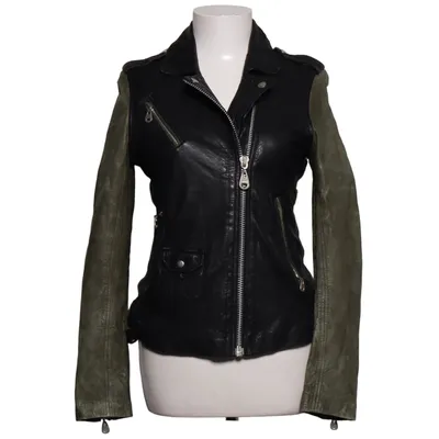 Veste en cuir (Noir, Vert) de Doma Cuir