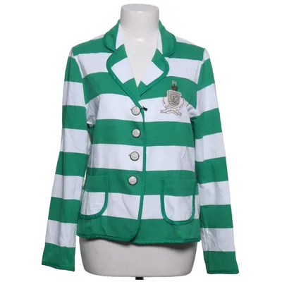 Blazer (Green, White) from Retro Jeans Company Cotton