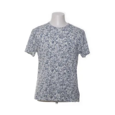 T-shirt (White, Blue) from Bläck Cotton