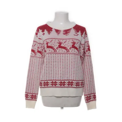 Julesweater (Hvid, Rød) fra VILA
