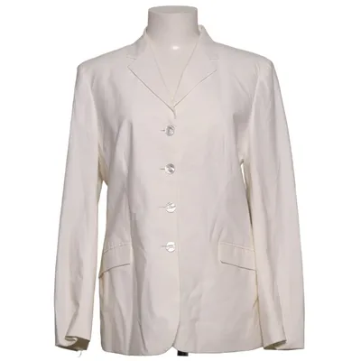 Blazer (Wit) van Piazza Sempione Katoen, Elastaan, Polyamide