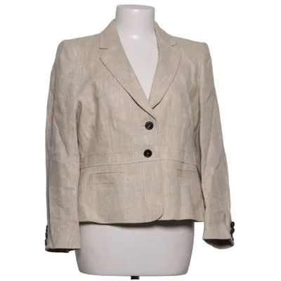 Blazer (Beige) fra Hobbs Linned, Viscose