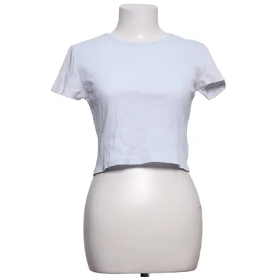 Crop top (Blauw) van Divided by H&M Katoen, Elastaan