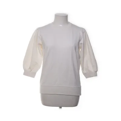 Sweatshirt (Wit) van Moves Katoen, Elastaan