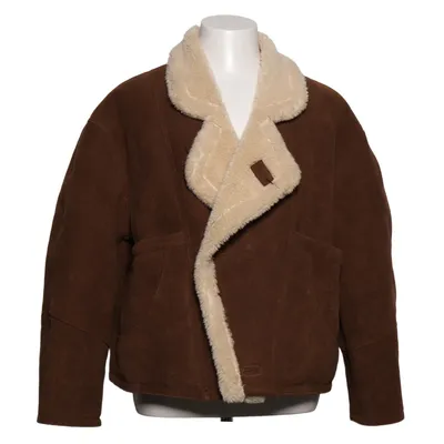 Shearlingjacka (Brun, Beige) från Source Unknown Polyester, Polyuretan, Ull