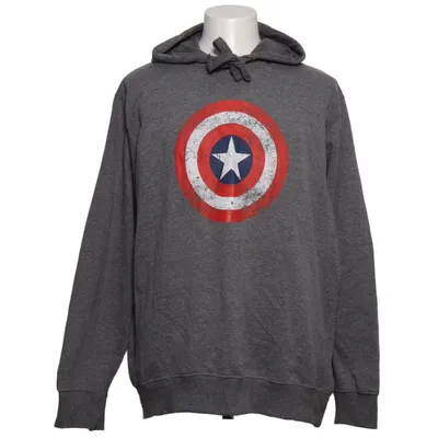 Huvtröja (Grå, Röd, Vit) från Marvel Avengers Bomull, Polyester