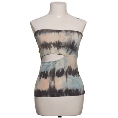 Tube top (Blue, Gray, Multicolored) from Rabens Saloner Elastane, Viscose