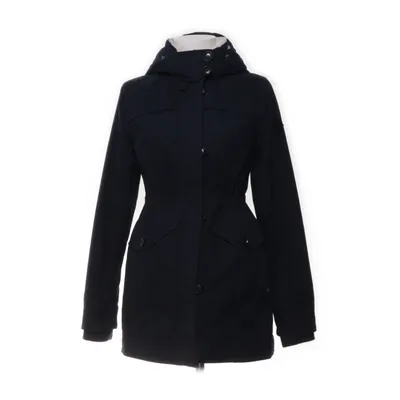 Parka (Blue) from Hollister California Elastane, Polyester, Faux fur