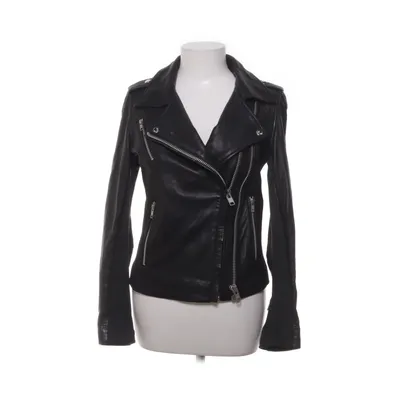 Biker jacket (Black) from Munderingskompagniet Cotton, Polyester, Leather