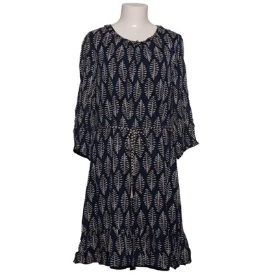 Kjole (Blå, Beige, Hvid) fra Moliin Copenhagen Polyester, Viscose