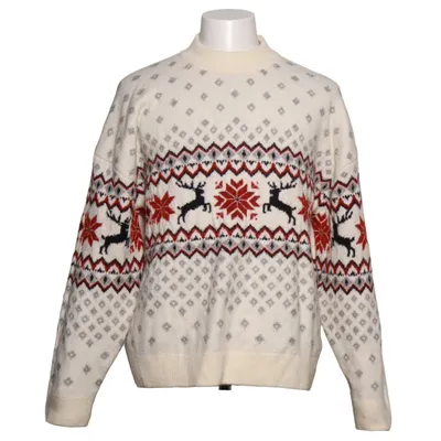 Julesweater (Hvid, Rød, Sort) fra H&M Akryl, Elastan, Polyester, Uld