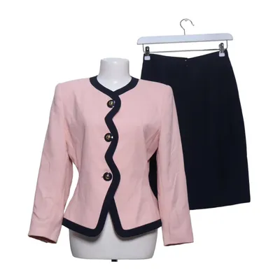 Business Kostüm (Pink, Blau) von Petite Sophisticate Polyester, Viskose