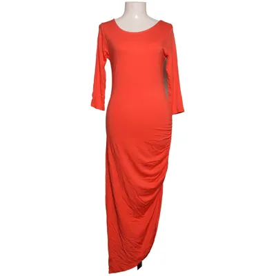 Maxi dress (Orange) from Ichi Elastane, Viscose